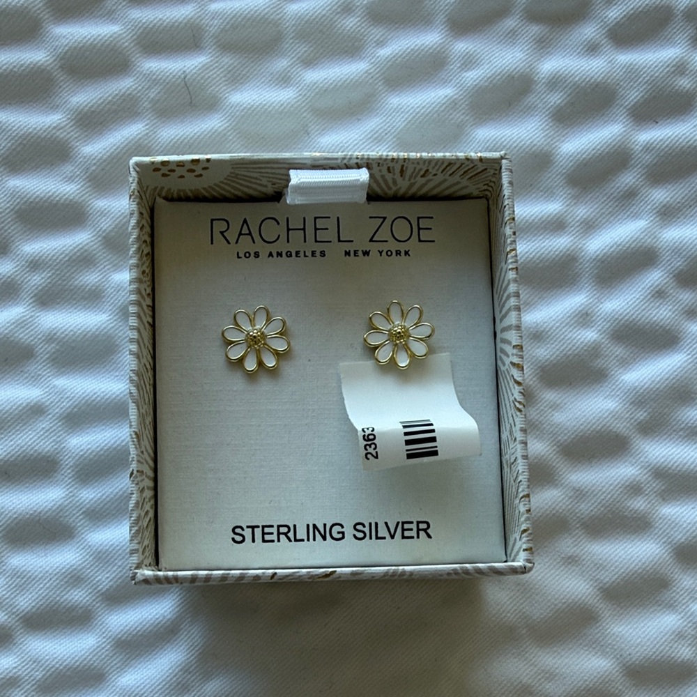 Rachel Zoe Cream and Gold Patterned Box